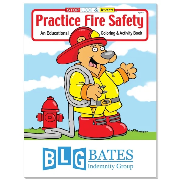 Coloring Book: Practice Fire Safety... from ASI 40480 Koozie Group / Norwood