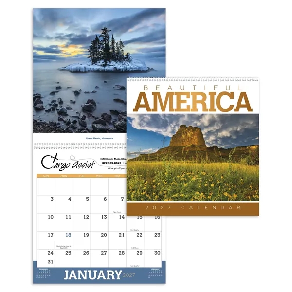 Beautiful America... from ASI 40480 Koozie Group / Norwood Triumph Calendar
