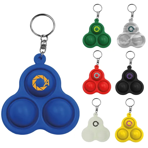 Pop 3 Bubbles Keychain... from ASI 40480 Koozie Group