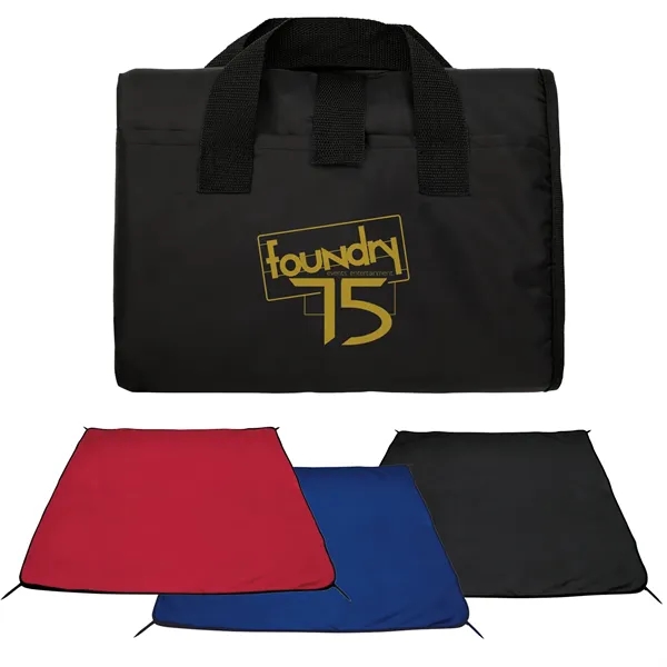 Water-Resistant Picnic Blanket with Stakes... from ASI 40480 Koozie Group