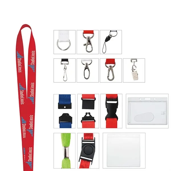 5/8" Polyester Woven Lanyard... from ASI 40480 Koozie Group / Norwood
