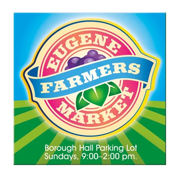 4" x 4" Square Magnet... from ASI 40480 Koozie Group / Norwood