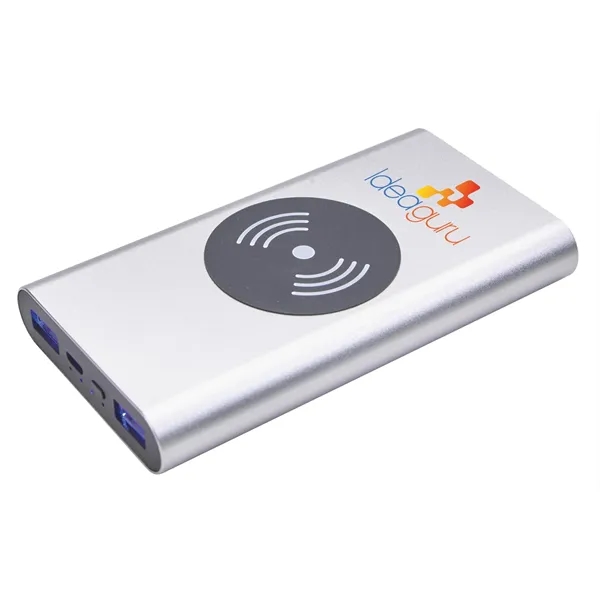 Aluminum HD Wireless Power Bank 10,000 mAh... from ASI 40480 Koozie Group