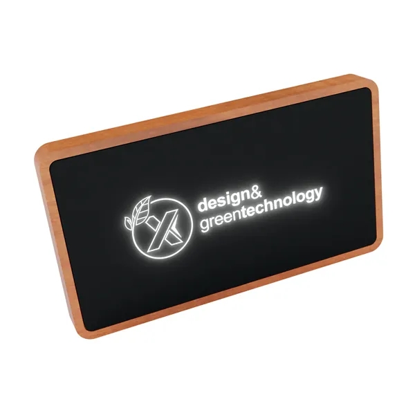 SCX Design™ Maple Wood Wireless Power Bank 5000 mAh... from ASI 40480 Koozie Group