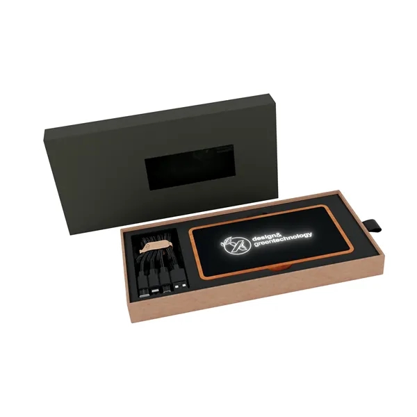 SCX Design™ Maple Wood Wireless Power Bank 5000 mAh... from ASI 40480 Koozie Group