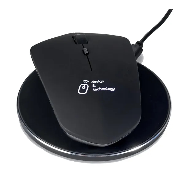 SCX Design™ Wireless Charging Mouse & Wireless Charger... from ASI 40480 Koozie Group