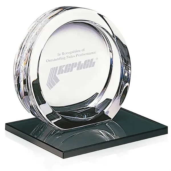 High Tech Award on Black Glass Base - Large... from ASI 40480 Koozie Group / Norwood
