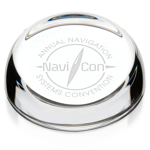 Clear Slant-Top Paperweight... from ASI 40480 Koozie Group / Norwood