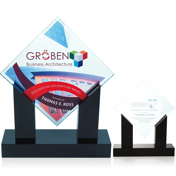 Diamond Jade Award with Black Base... from ASI 40480 Koozie Group / Norwood