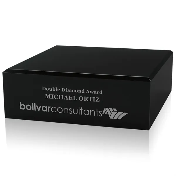 Square Black Glass Base... from ASI 40480 Koozie Group / Norwood