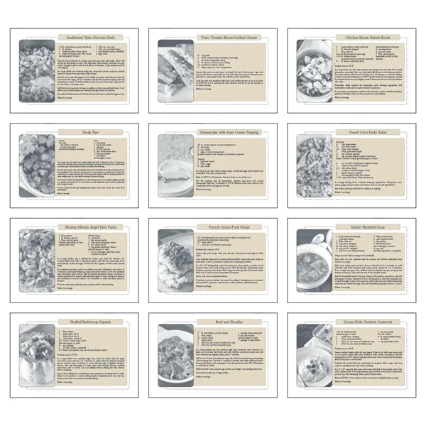 Recipe Pocket... from ASI 40480 Koozie Group / Norwood Triumph Calendar