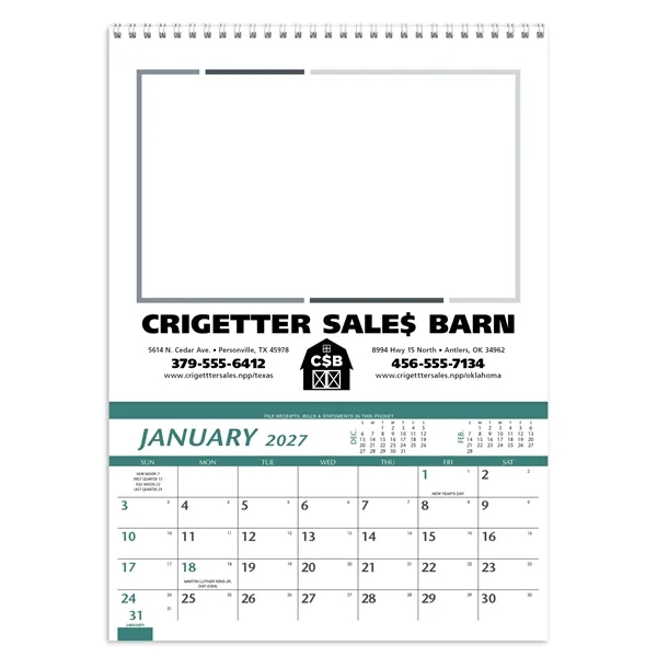 Farm Pocket... from ASI 40480 Koozie Group / Norwood Triumph Calendar