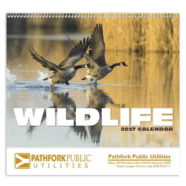 Wildlife Appointment Calendar - Spiral... from ASI 40480 Koozie Group / HotLine®