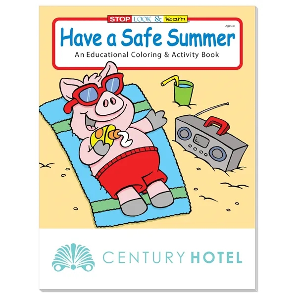 Coloring Book: Have a Safe Summer... from ASI 40480 Koozie Group / Norwood