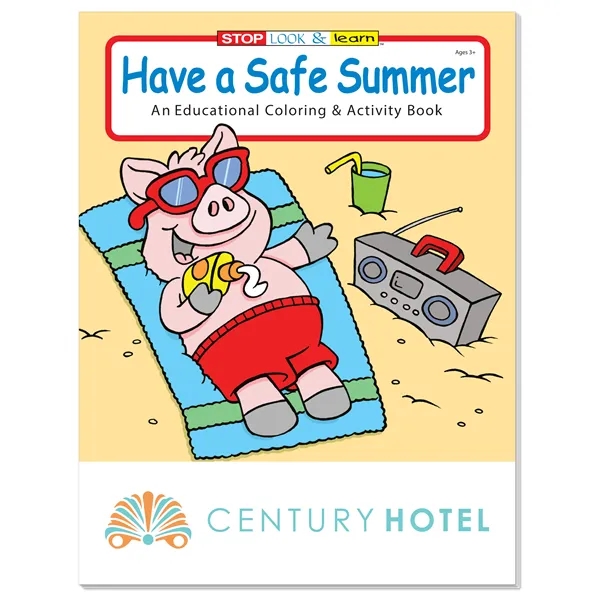 Coloring Book: Have a Safe Summer... from ASI 40480 Koozie Group / Norwood