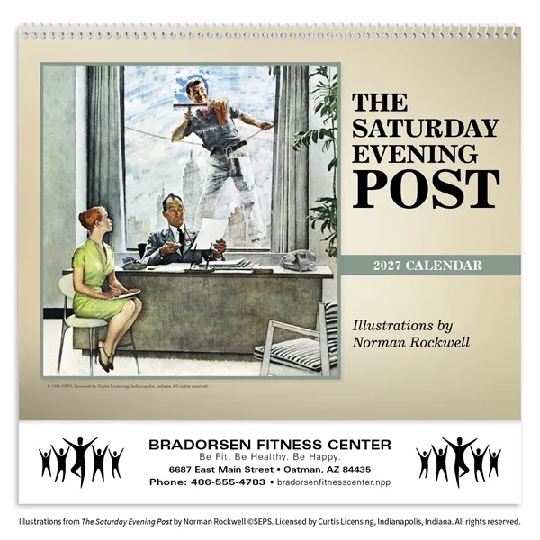 The Saturday Evening Post Deluxe Pocket... from ASI 40480 Koozie Group / Norwood Triumph Calendar