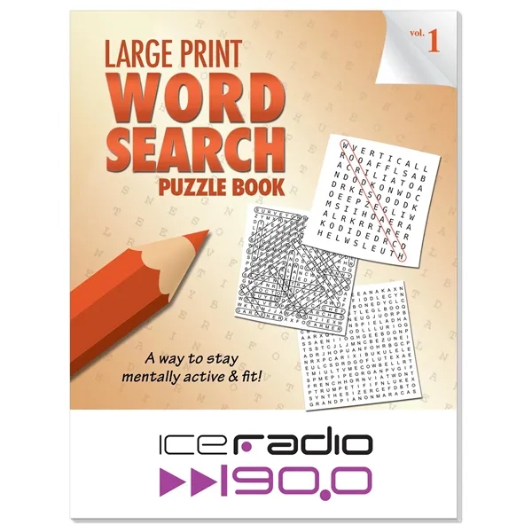 Puzzle Book: LARGE PRINT Word Search... from ASI 40480 Koozie Group / Norwood