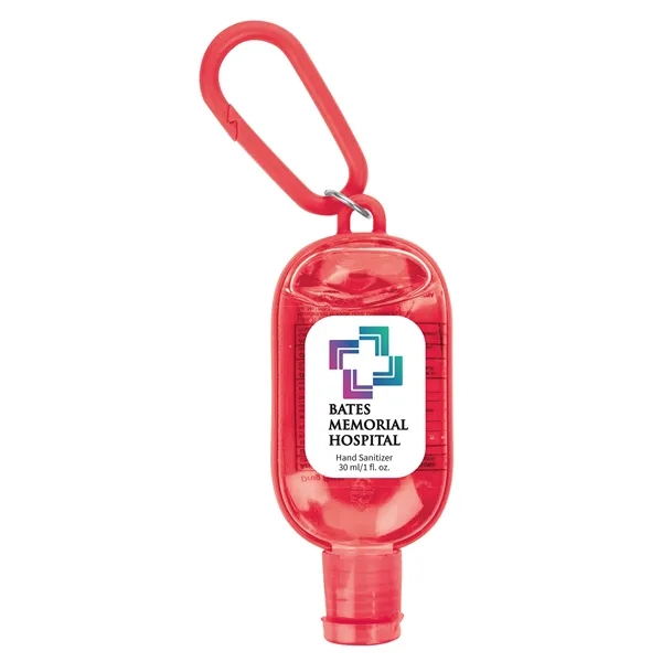 1 oz. Hand Sanitizer with Colorful Case and Carabiner... from ASI 40480 Koozie Group