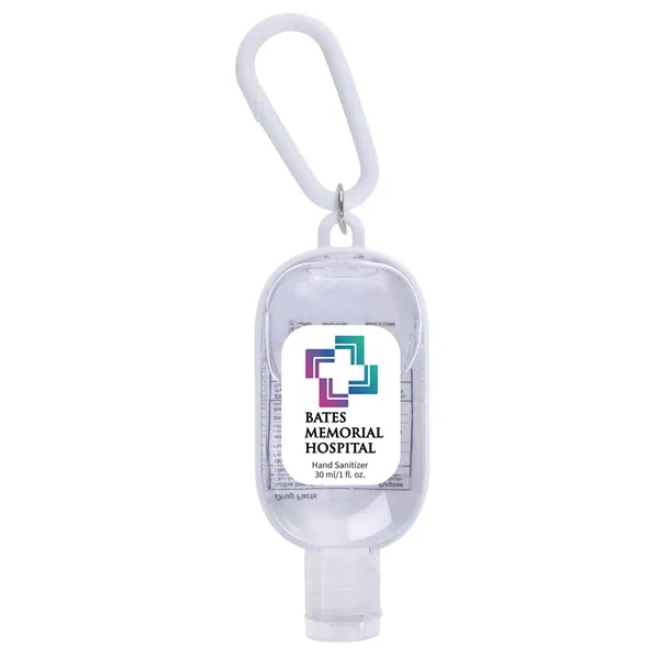 1 oz. Hand Sanitizer with Colorful Case and Carabiner... from ASI 40480 Koozie Group