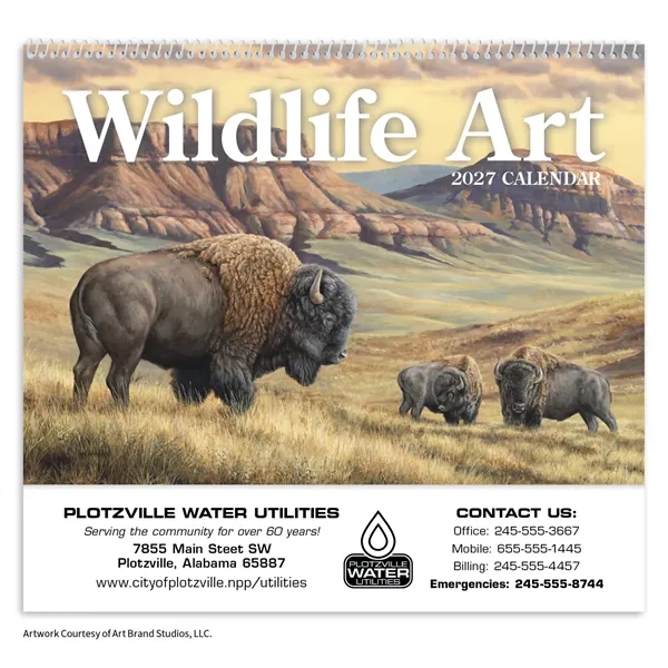 Wildlife Art Pocket... from ASI 40480 Koozie Group / Norwood Triumph Calendar