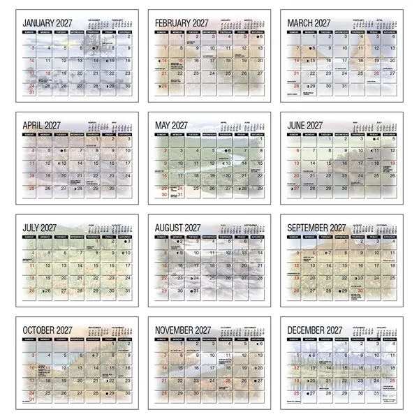 America's Beauty Desk... from ASI 40480 Koozie Group / Norwood Triumph Calendar