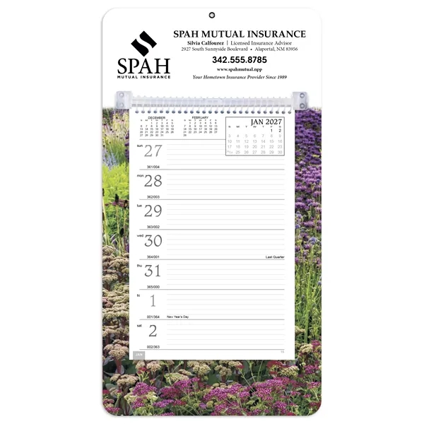 Full-Color Weekly Memo... from ASI 40480 Koozie Group / Norwood Triumph Calendar