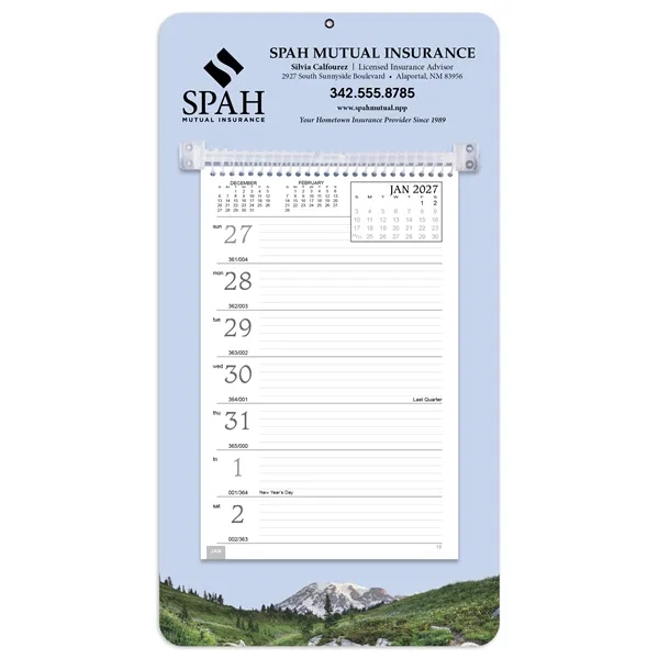 Full-Color Weekly Memo... from ASI 40480 Koozie Group / Norwood Triumph Calendar