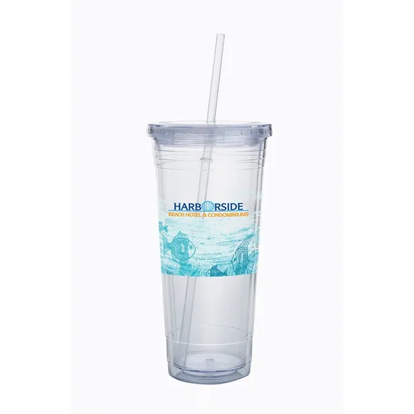 Double Wall Acrylic Tumbler - 24 oz.... from ASI 40480 Koozie Group / Norwood