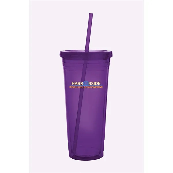 Double Wall Acrylic Tumbler - 24 oz.... from ASI 40480 Koozie Group / Norwood