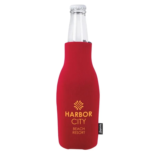 Koozie® Zip-Up Bottle Cooler with Opener... from ASI 40480 Koozie Group / Norwood