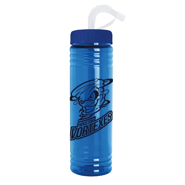 Slim Fit Water Bottle With Straw Lid - 24 oz.... from ASI 40480 Koozie Group