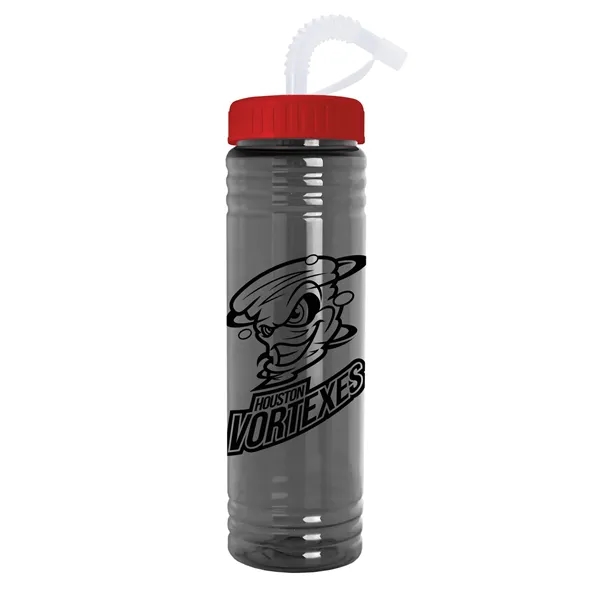 Slim Fit Water Bottle With Straw Lid - 24 oz.... from ASI 40480 Koozie Group