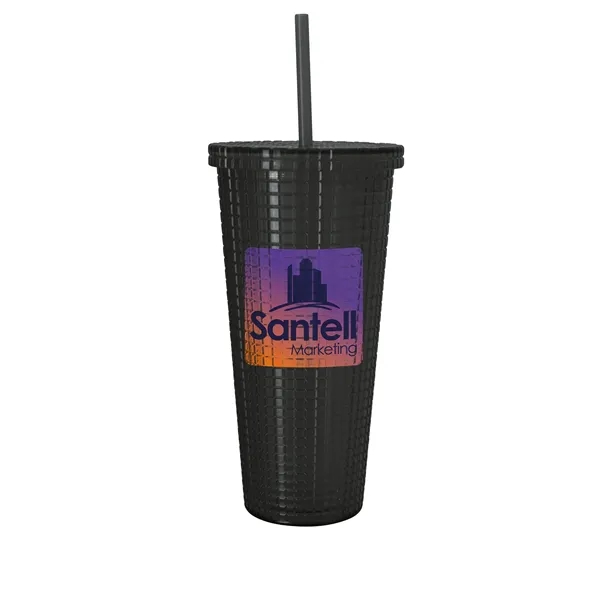 Square-Pattern Double-Wall Tumbler - 23 oz.... from ASI 40480 Koozie Group
