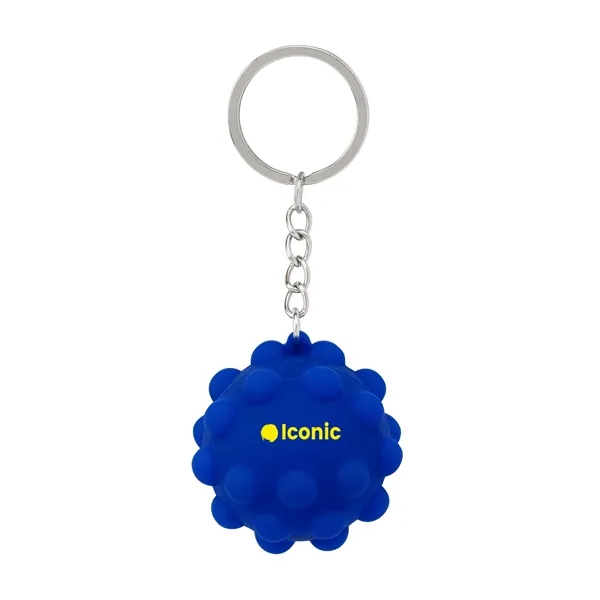 Recycled Push Pop Bubble Ball Fidget Sensory Keychain... from ASI 79530 Prime Line