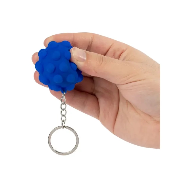 Recycled Push Pop Bubble Ball Fidget Sensory Keychain... from ASI 79530 Prime Line