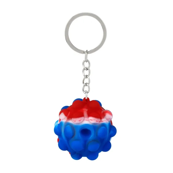 Recycled Push Pop Bubble Ball Fidget Sensory Keychain... from ASI 79530 Prime Line