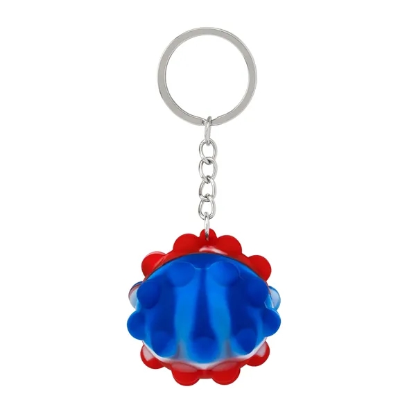 Recycled Push Pop Bubble Ball Fidget Sensory Keychain... from ASI 79530 Prime Line