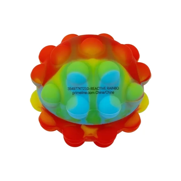 Recycled Push Pop Bubble Ball Fidget Sensory Keychain... from ASI 79530 Prime Line