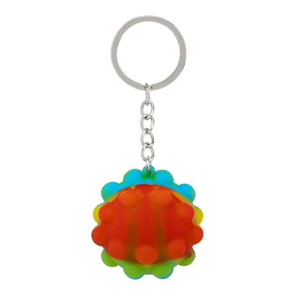 Recycled Push Pop Bubble Ball Fidget Sensory Keychain... from ASI 79530 Prime Line