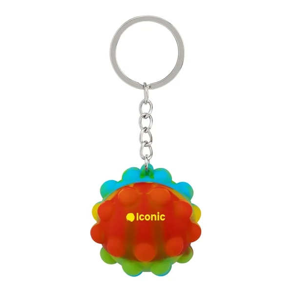 Recycled Push Pop Bubble Ball Fidget Sensory Keychain... from ASI 79530 Prime Line