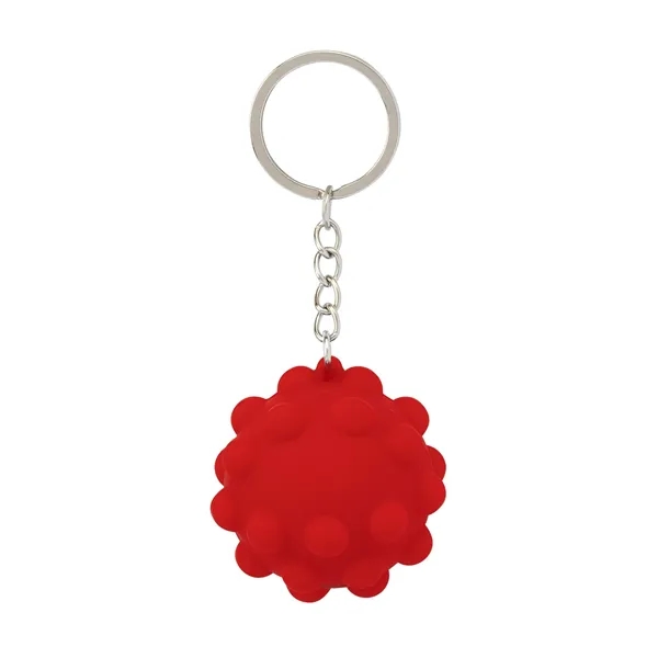 Recycled Push Pop Bubble Ball Fidget Sensory Keychain... from ASI 79530 Prime Line