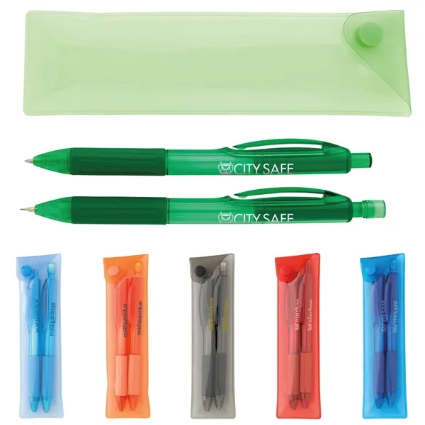 Cliff Gel Pen and Mechanical Pencil Set... from ASI 40480 Koozie Group