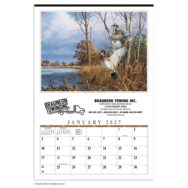 Maass Wildfowl® Executive Calendar... from ASI 40480 Koozie Group / HotLine®
