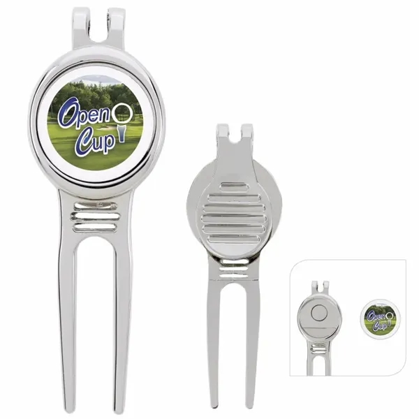 Golfers Divot Tool with Ball Marker... from ASI 40480 Koozie Group / Norwood