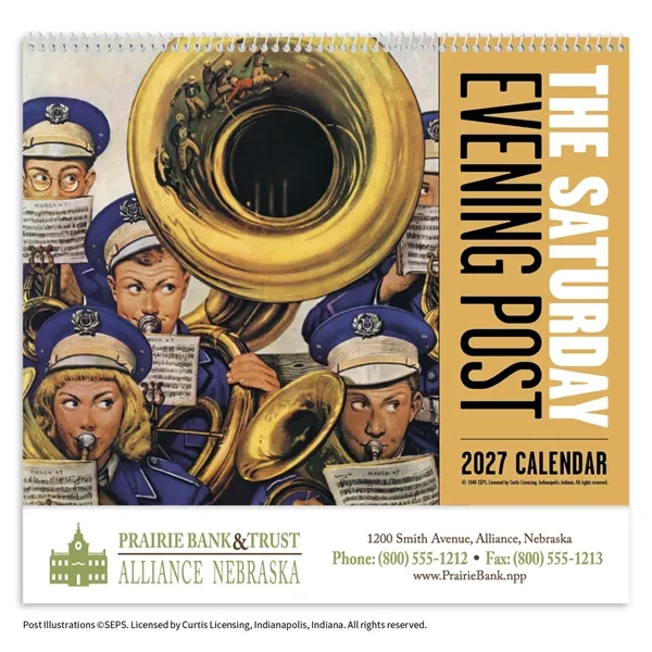 The Saturday Evening Post - Spiral... from ASI 40480 Koozie Group / Norwood Triumph Calendar