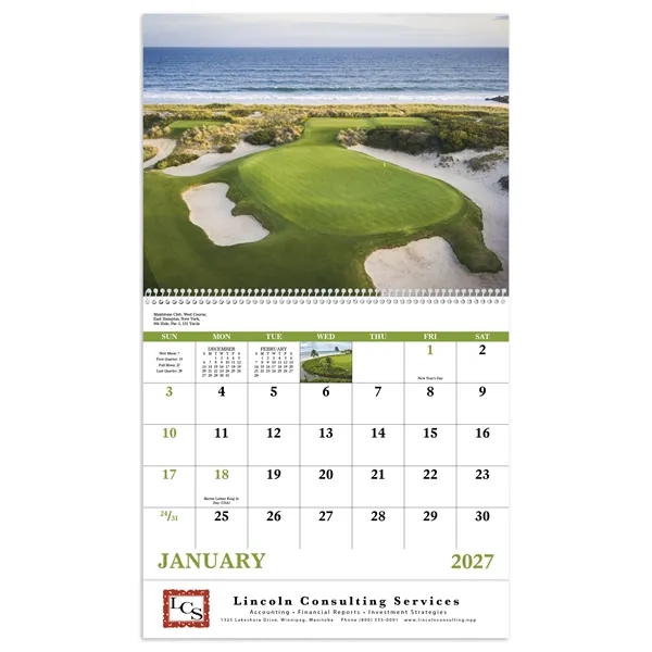 Fairways & Greens - Spiral... from ASI 40480 Koozie Group / Norwood Triumph Calendar