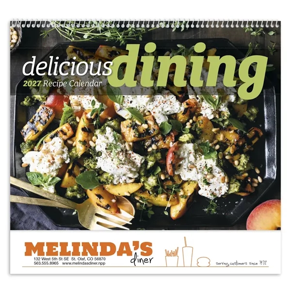Delicious Dining - Spiral... from ASI 40480 Koozie Group / Norwood Triumph Calendar