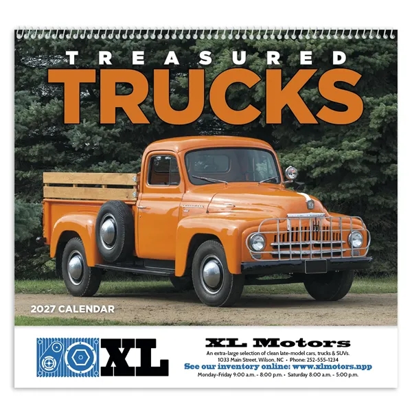 Treasured Trucks - Spiral... from ASI 40480 Koozie Group / Norwood Triumph Calendar