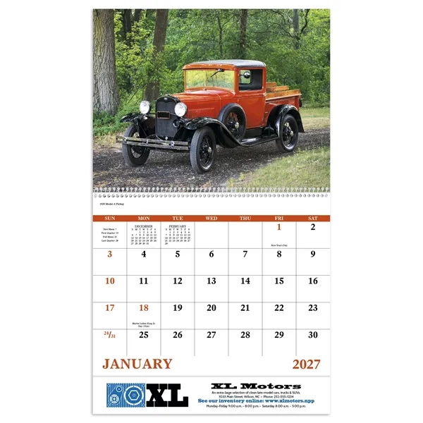 Treasured Trucks - Spiral... from ASI 40480 Koozie Group / Norwood Triumph Calendar