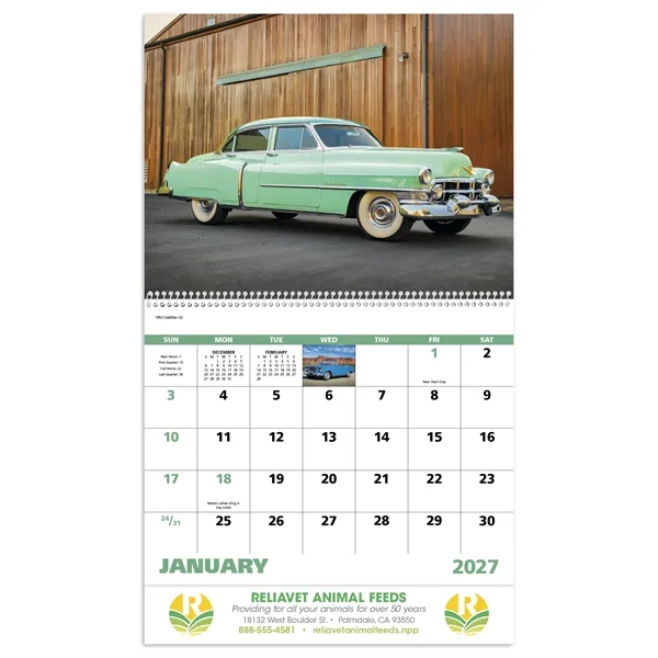 Classic Autos - Spiral... from ASI 40480 Koozie Group / Norwood Triumph Calendar
